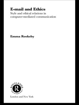 cover image of Email and Ethics